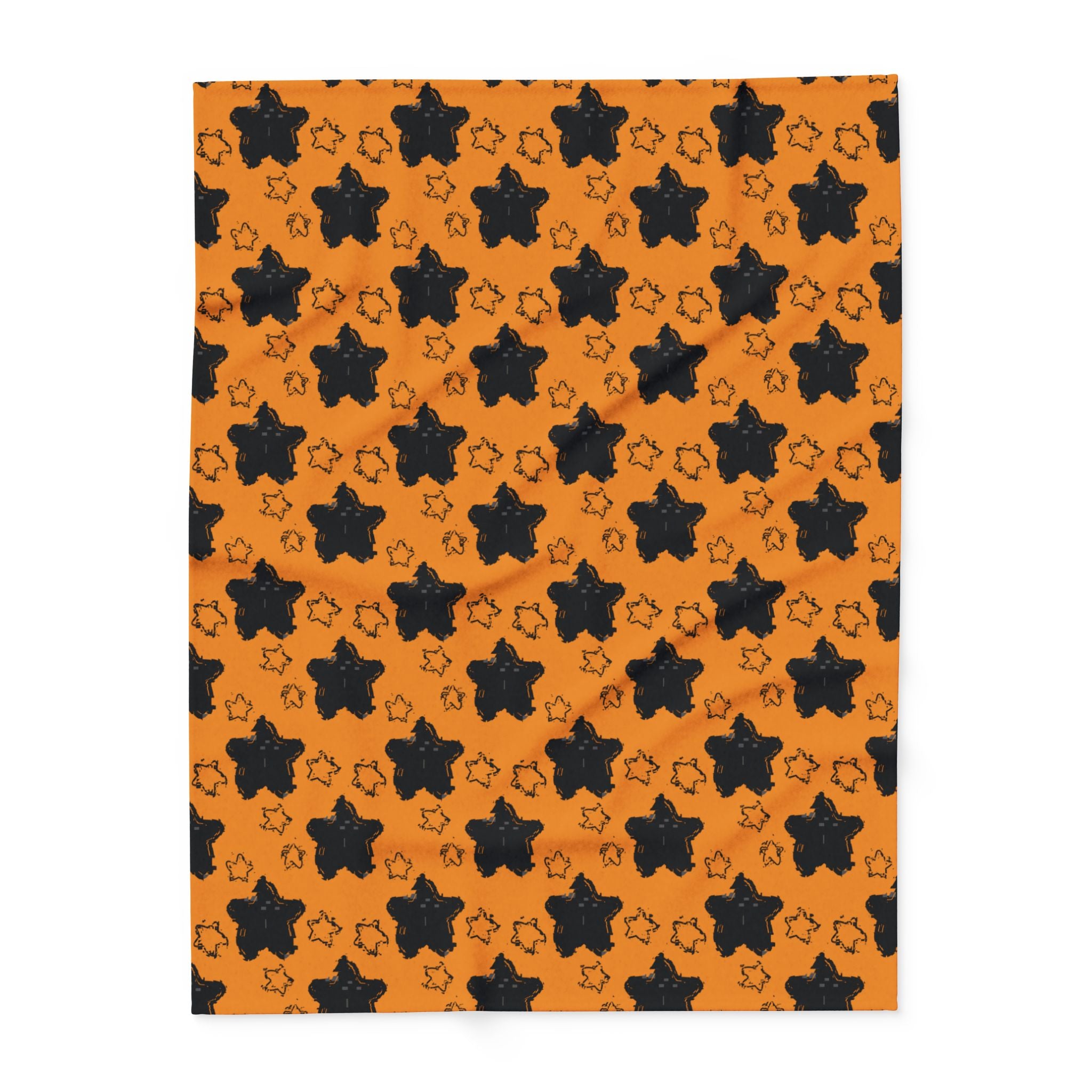 Sternenmuster Plüschdecke – Himmlische Wohndecke für ruhige Abende