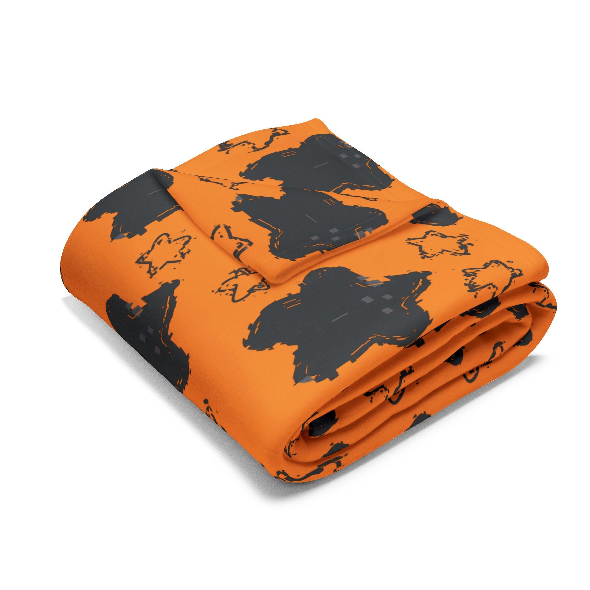 Sternenmuster Plüschdecke – Himmlische Wohndecke für ruhige Abende