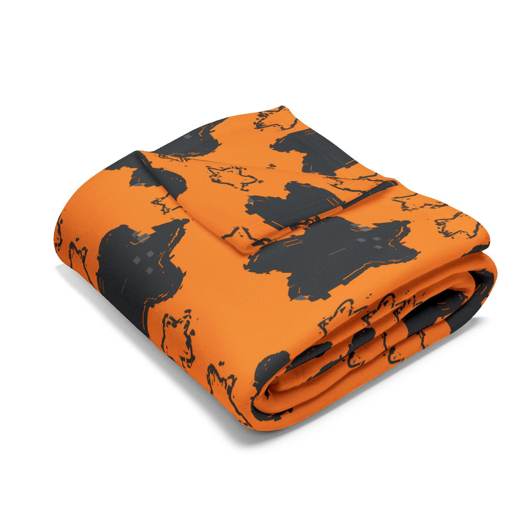 Sternenmuster Plüschdecke – Himmlische Wohndecke für ruhige Abende