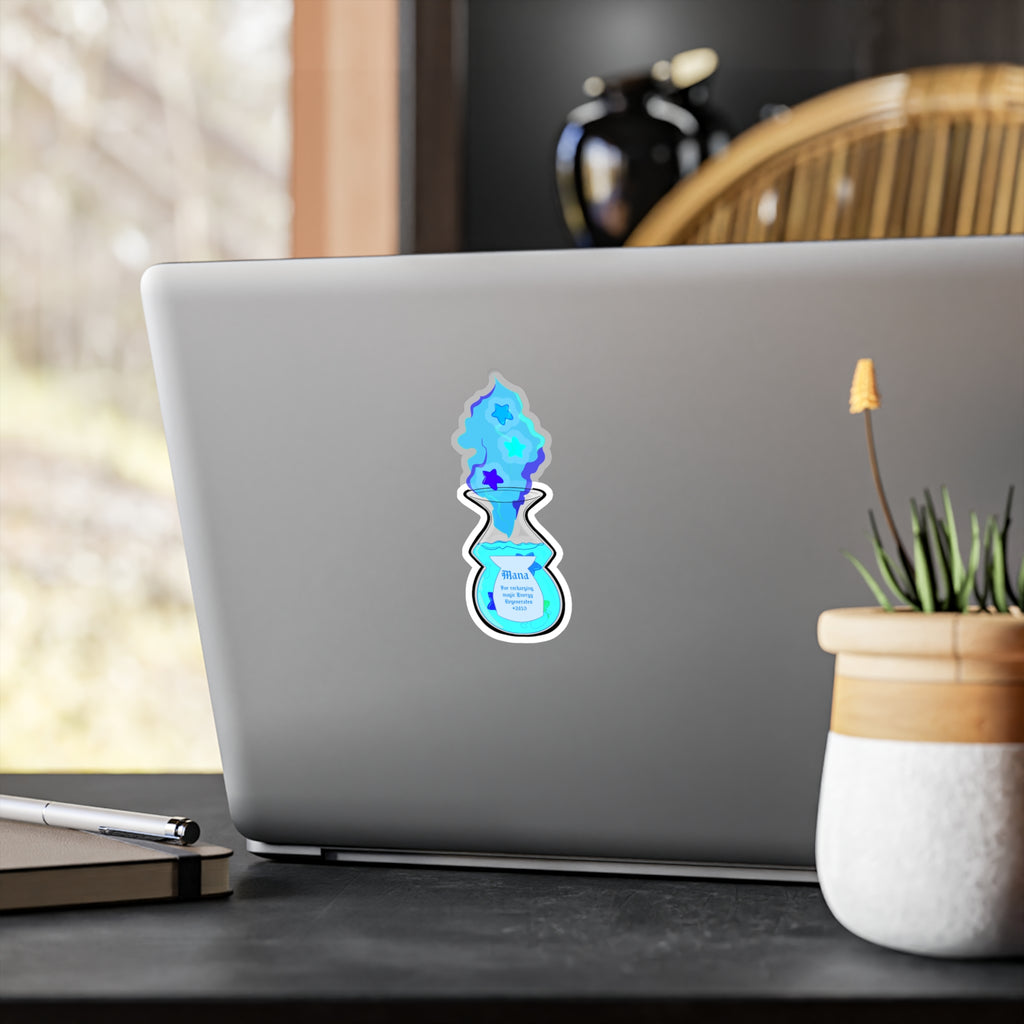 Mana Potion Sticker | Fantasy‑RPG Vinyl‑Aufkleber (matt)