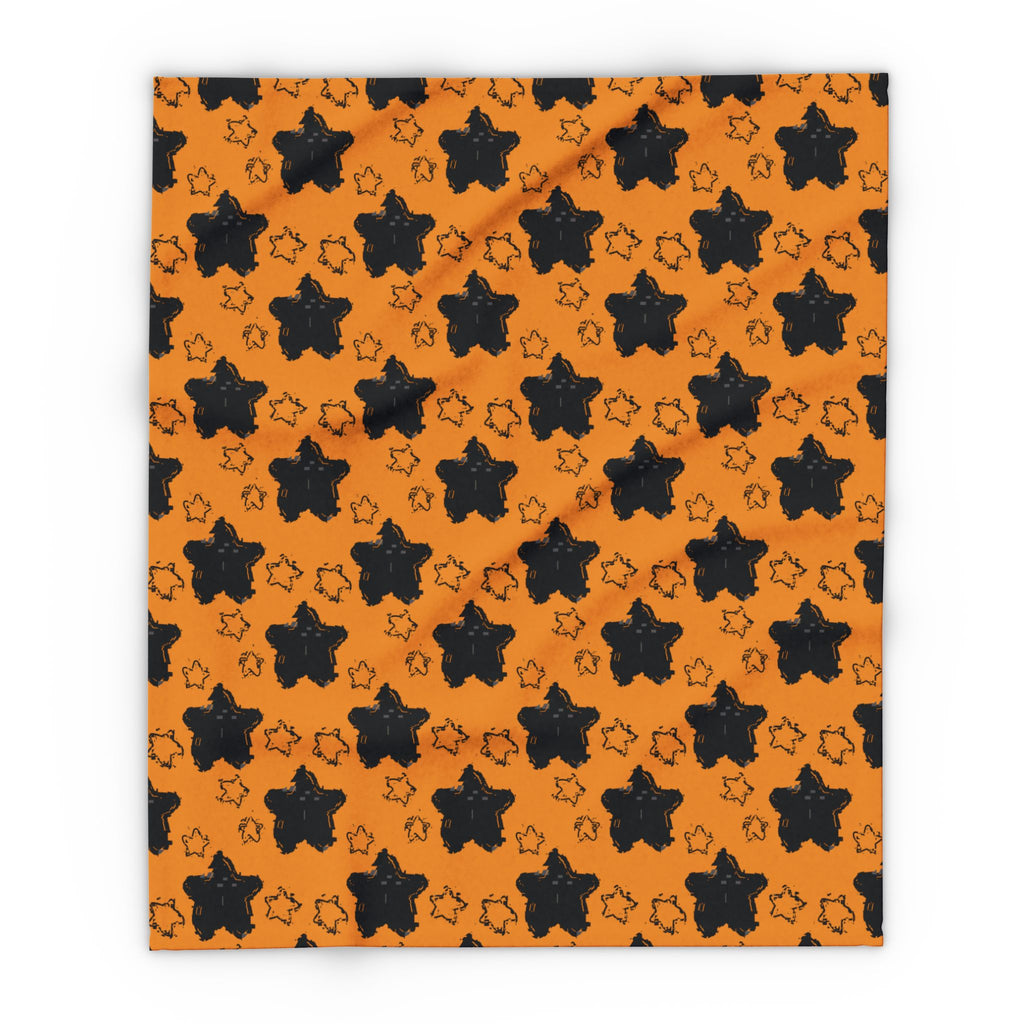 Sternenmuster Plüschdecke – Himmlische Wohndecke für ruhige Abende