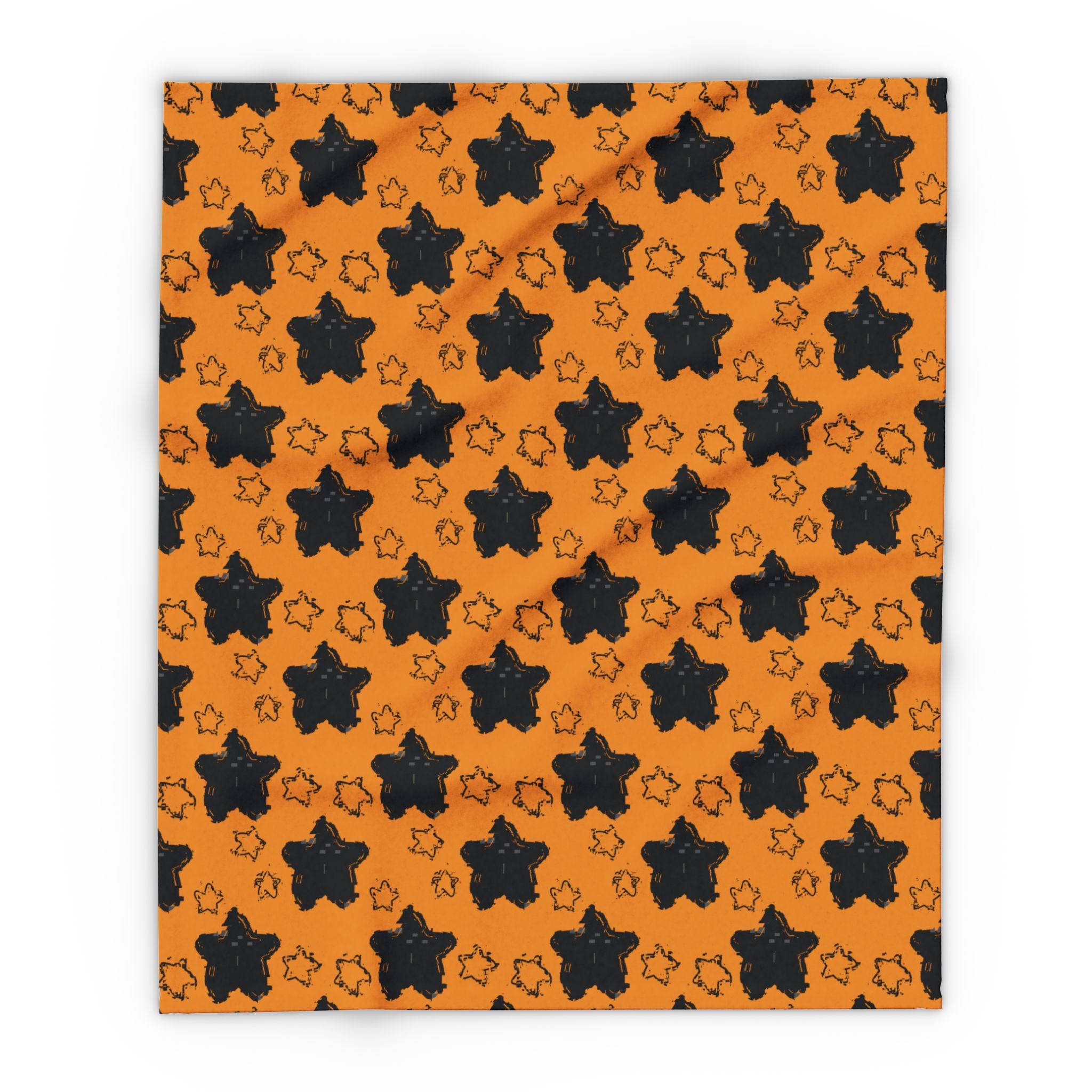 Sternenmuster Plüschdecke – Himmlische Wohndecke für ruhige Abende