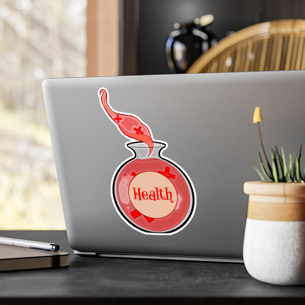 Health Potion Sticker | Fantasy‑RPG Vinyl‑Aufkleber (matt)