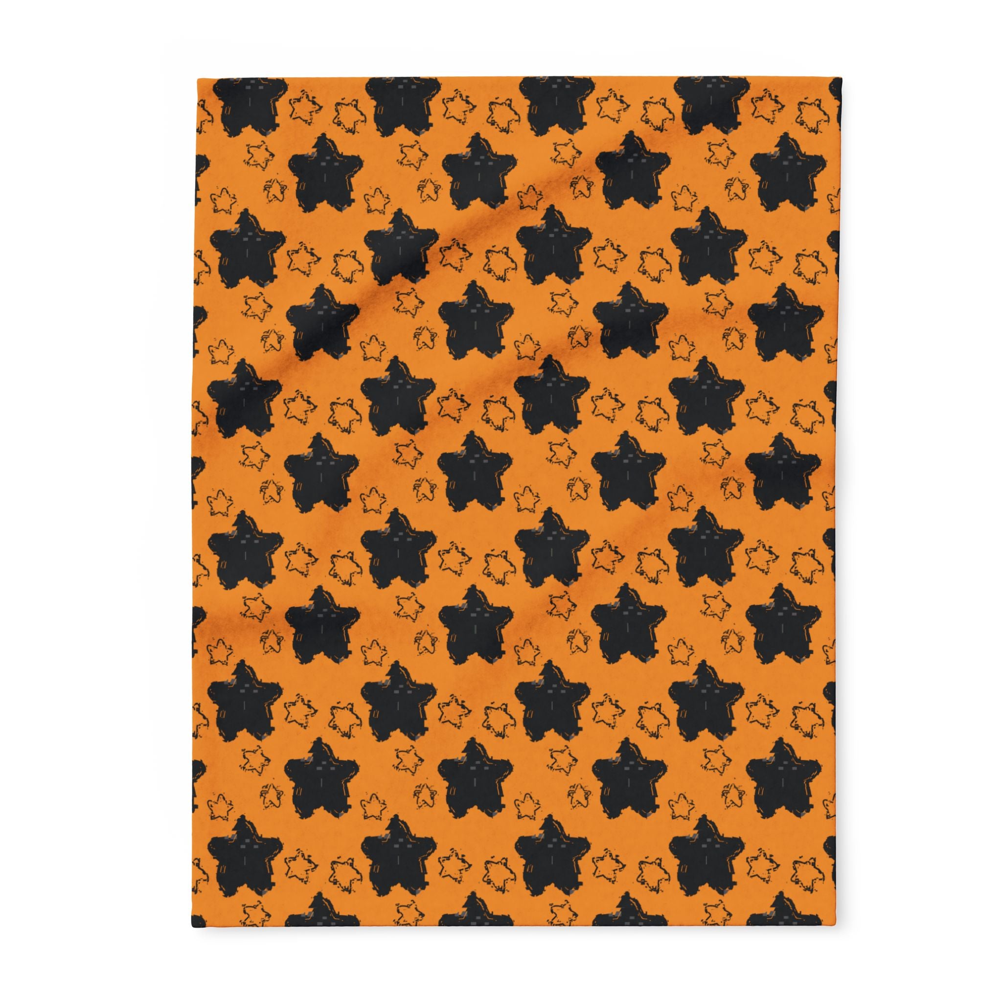 Sternenmuster Plüschdecke – Himmlische Wohndecke für ruhige Abende