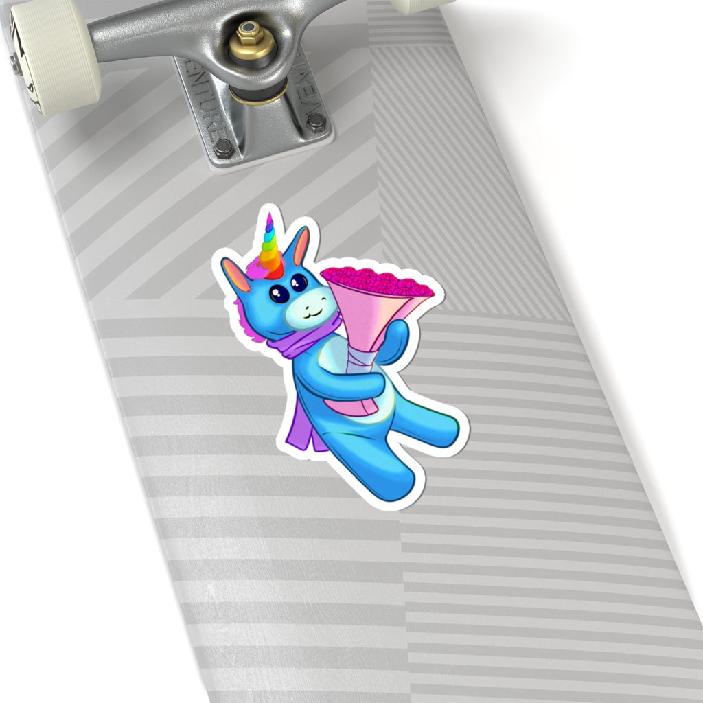 US-Version Einhorn-Aufkleber-Set – Regenbogen, Blumen & Magische Planer-Sticker