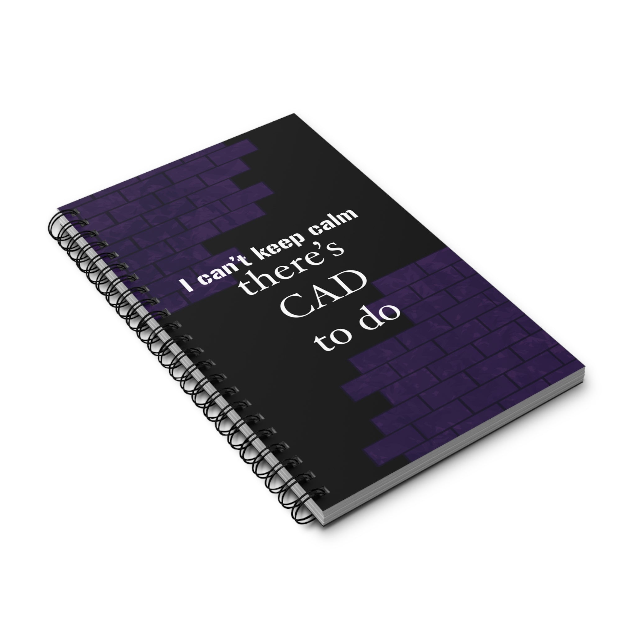 Spiraljournal für CAD-Kreative – Motivationsnotizbuch für Designer & Studierende