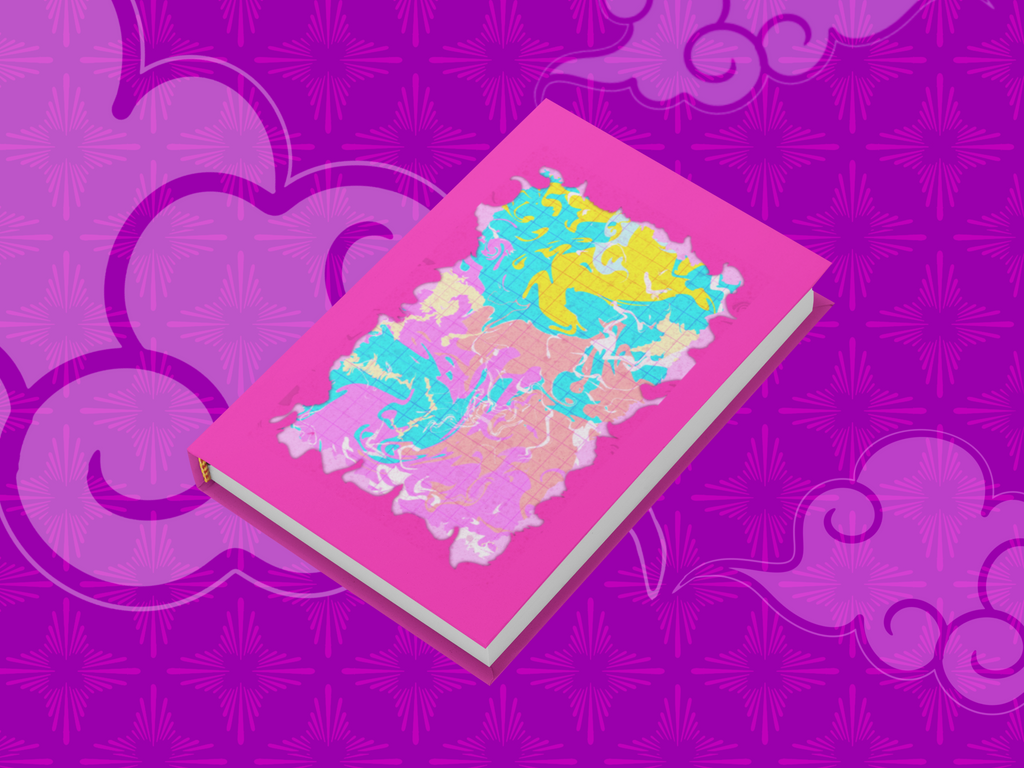 Buntes Abstraktes Hardcover Journal – Leinwand für freie Gedanken