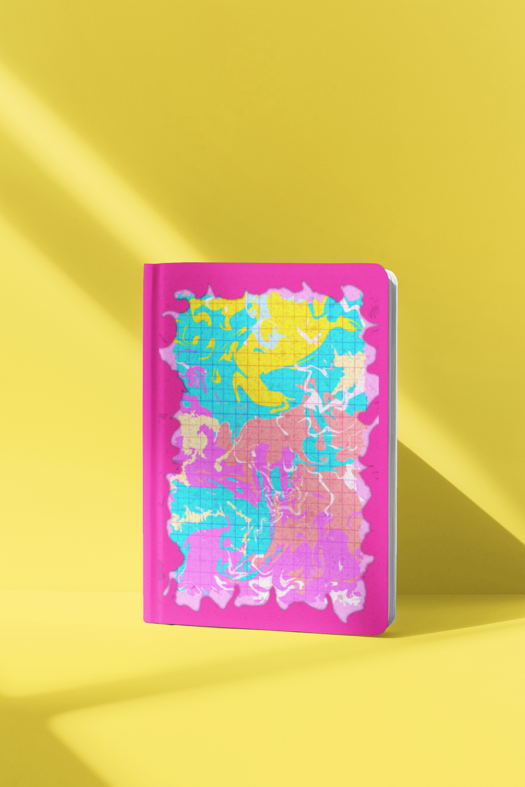 Buntes Abstraktes Hardcover Journal – Leinwand für freie Gedanken