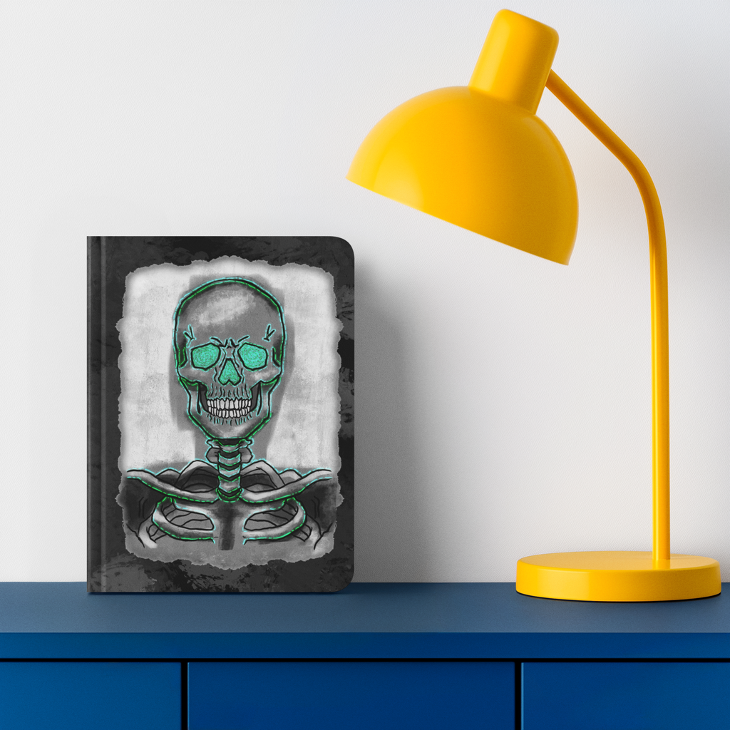 Gothisches Skelett Hardcover Journal – Ein stiller Begleiter für dunkle Gedanken