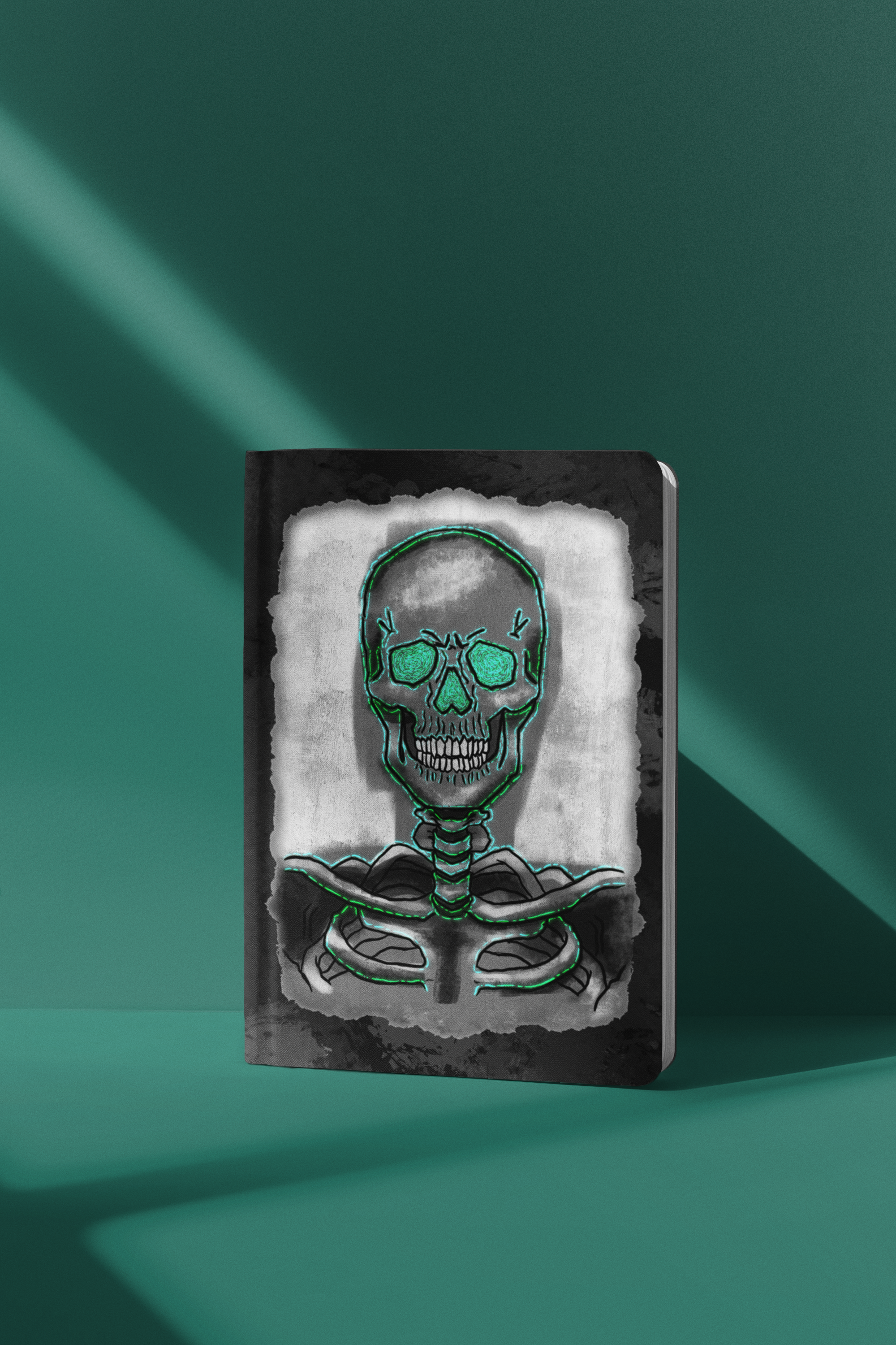 Gothisches Skelett Hardcover Journal – Ein stiller Begleiter für dunkle Gedanken