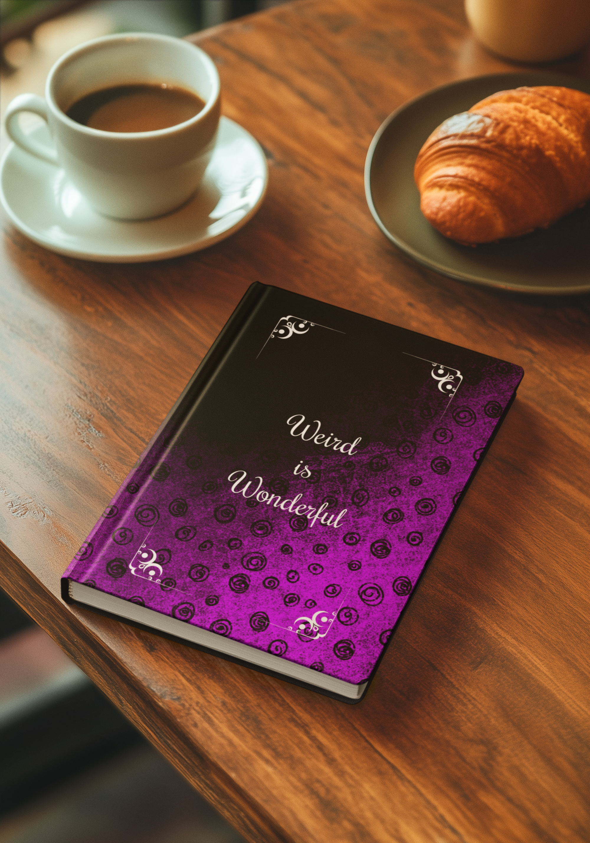 Hardcover Journal für kreative Persönlichkeiten – Raum für eigene Gedanken