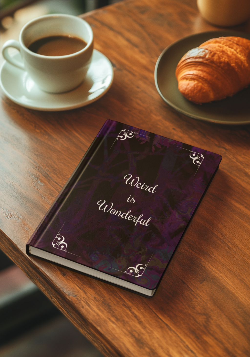 Weird Is Wonderful Hardcover Journal – Unkonventionelles Denken feiern