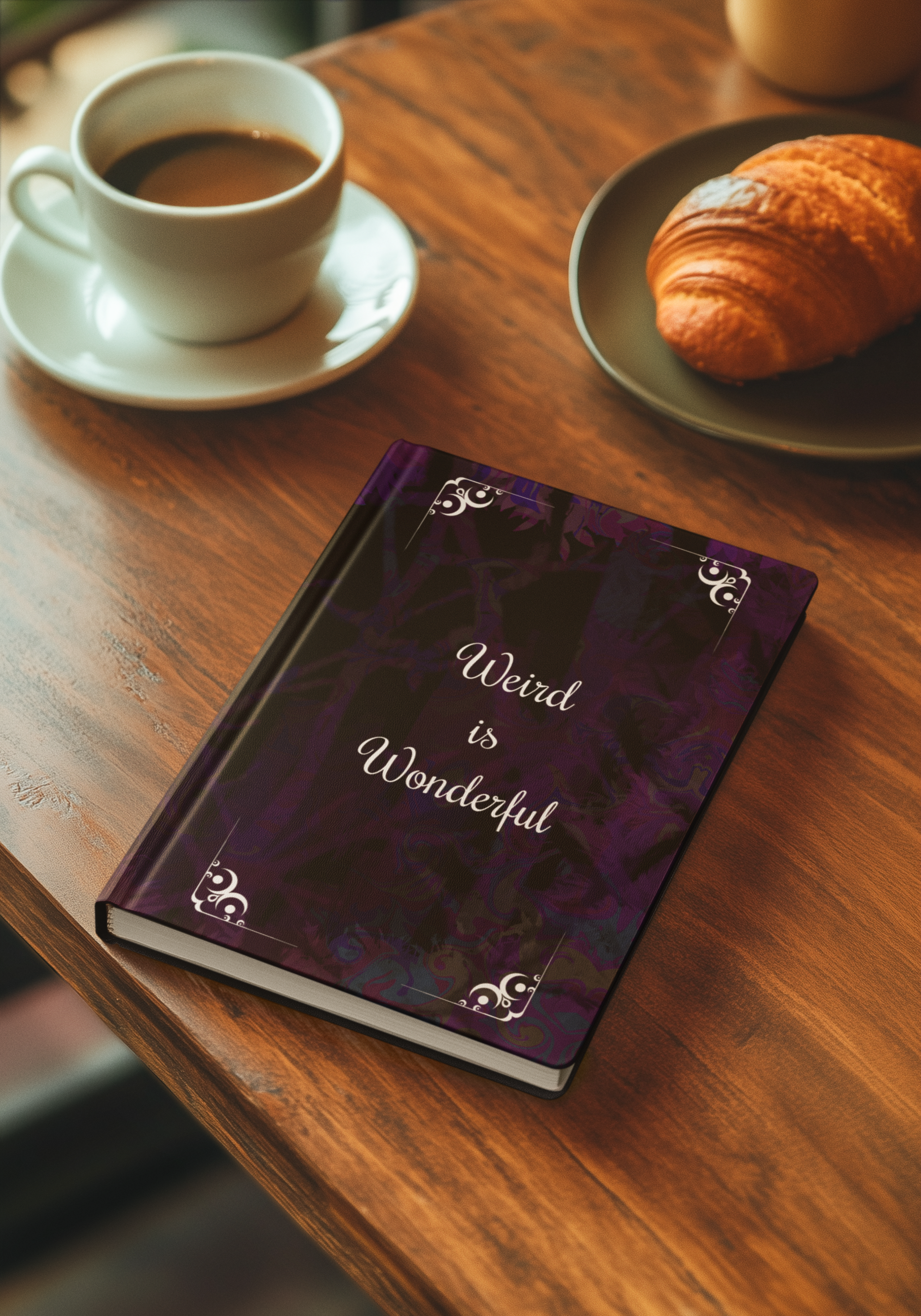 Weird Is Wonderful Hardcover Journal – Unkonventionelles Denken feiern