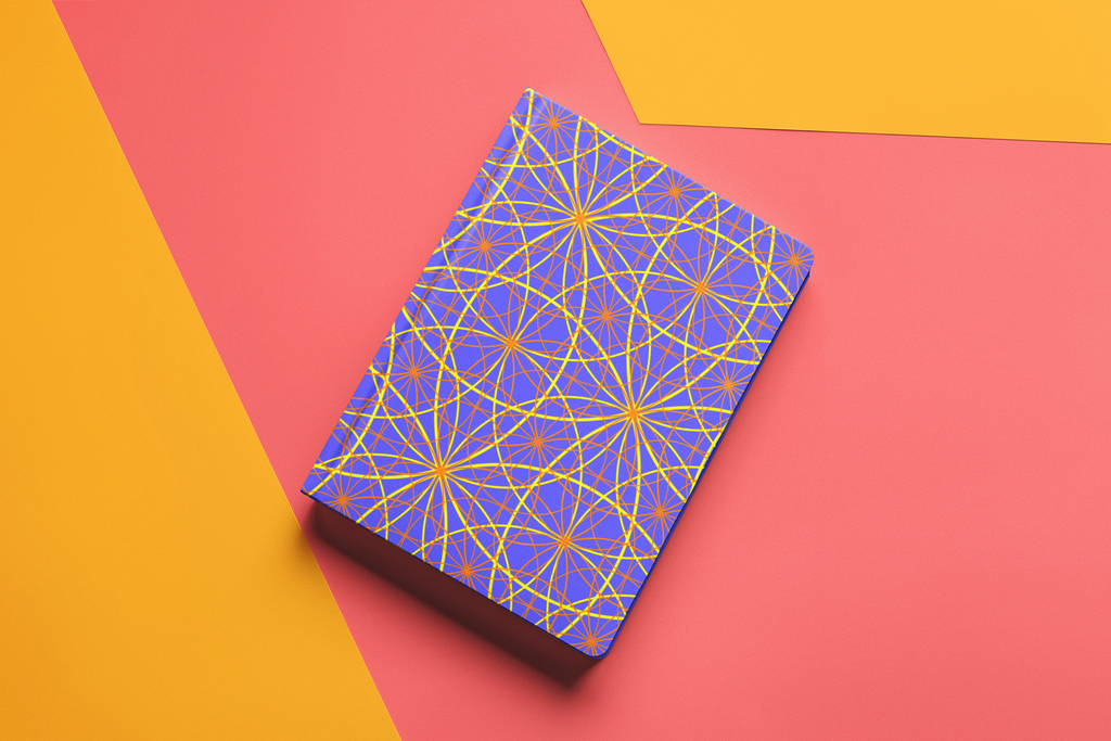 Geometrisches Hardcover Journal – Struktur für abstrakte Gedanken