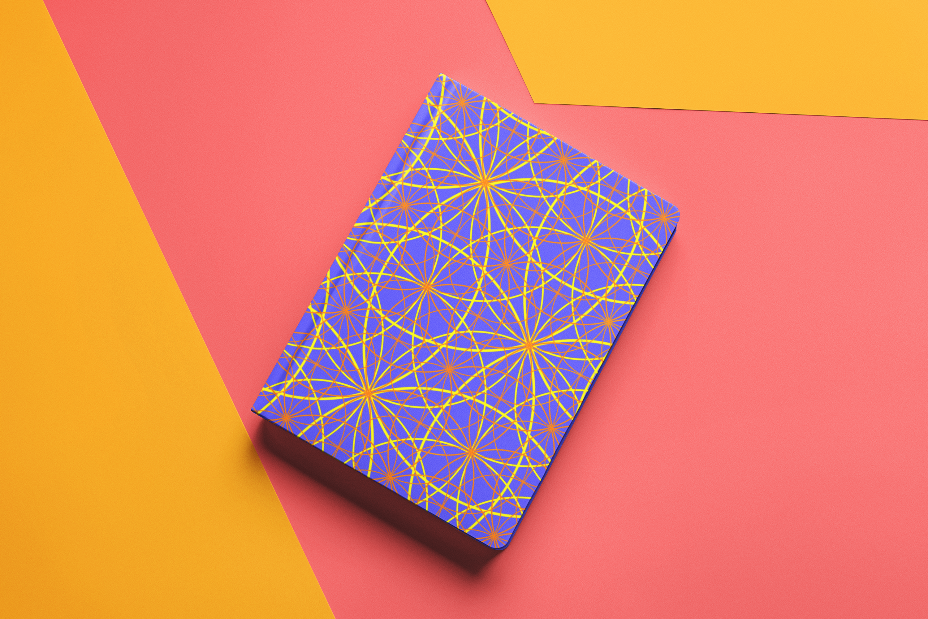 Geometrisches Hardcover Journal – Struktur für abstrakte Gedanken