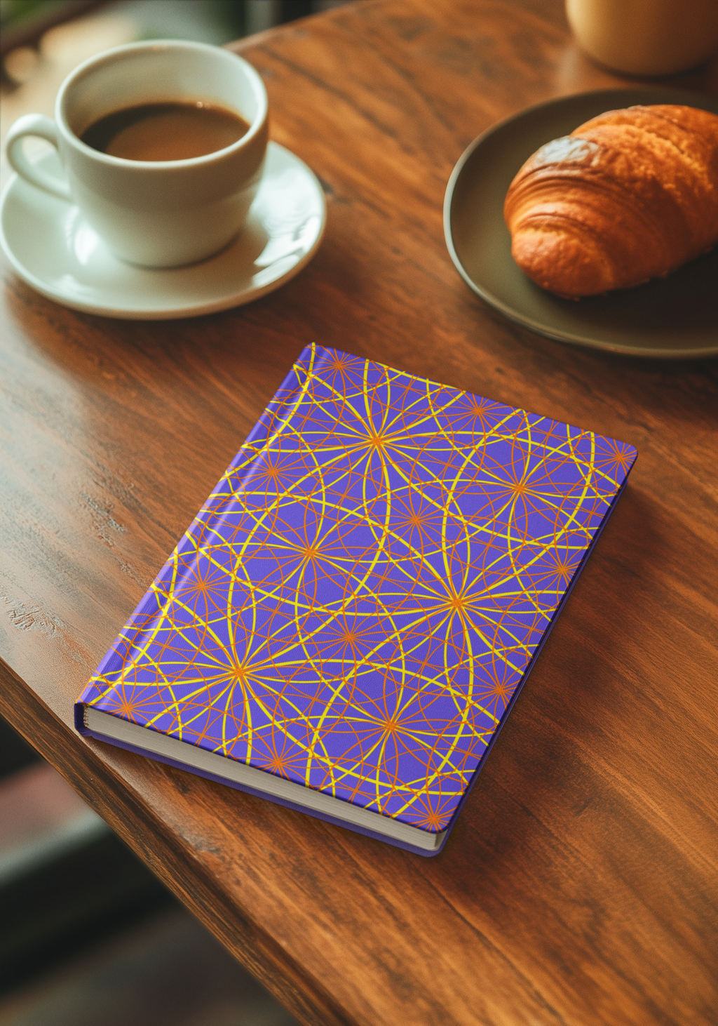 Geometrisches Hardcover Journal – Struktur für abstrakte Gedanken