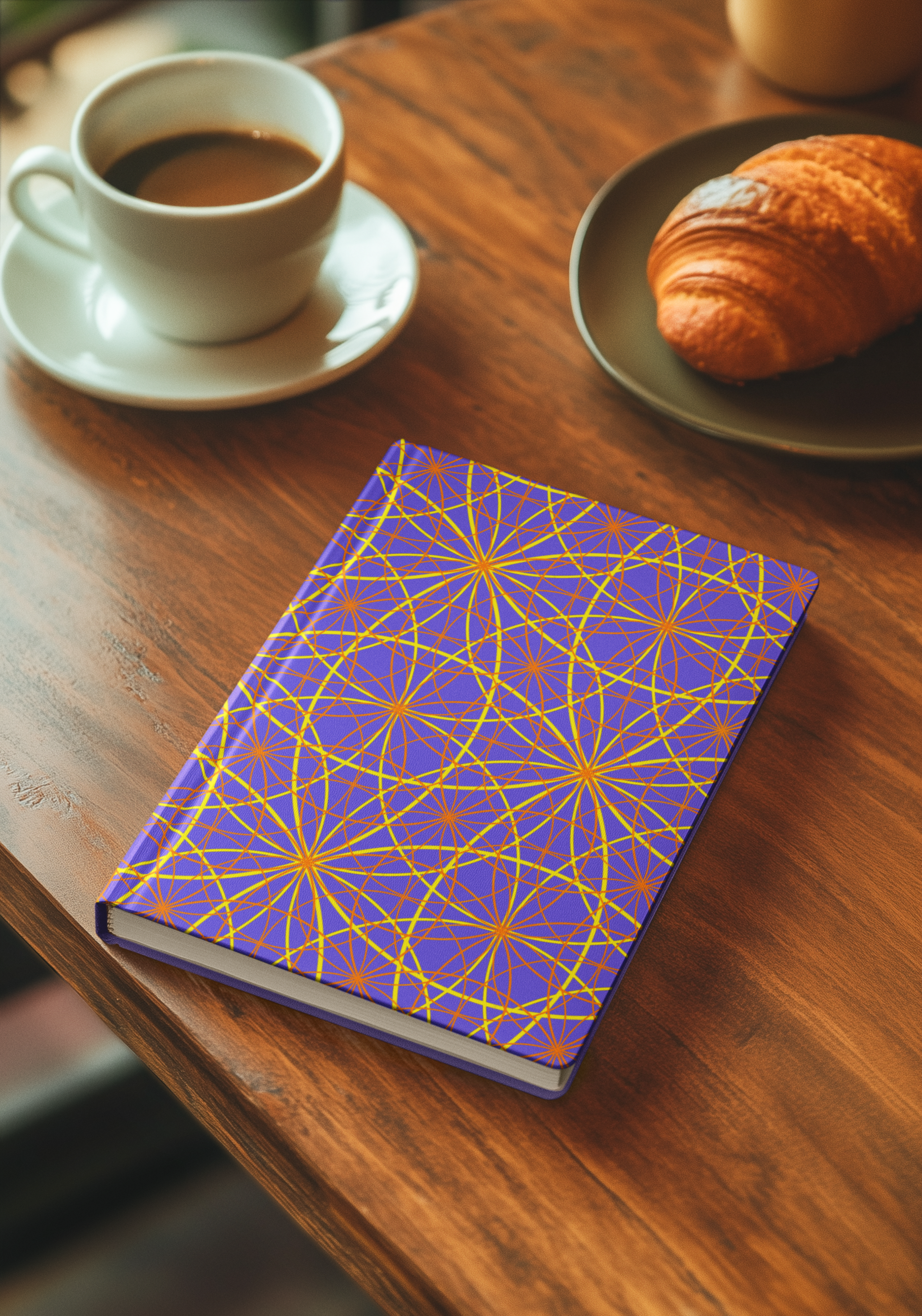 Geometrisches Hardcover Journal – Struktur für abstrakte Gedanken