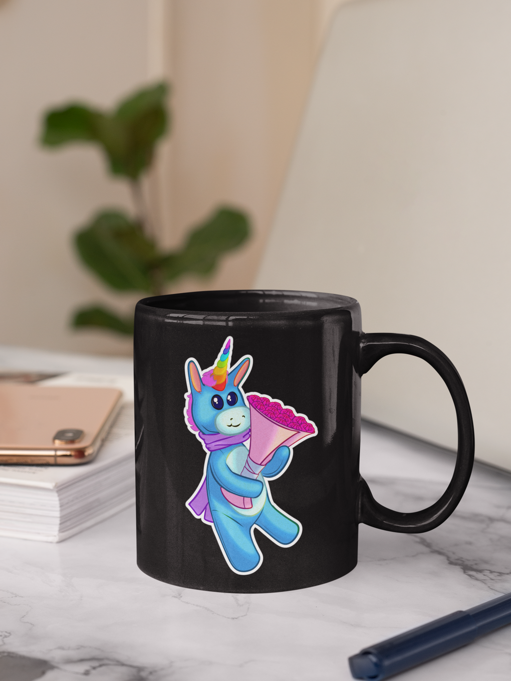 US-Version Einhorn-Aufkleber-Set – Regenbogen, Blumen & Magische Planer-Sticker