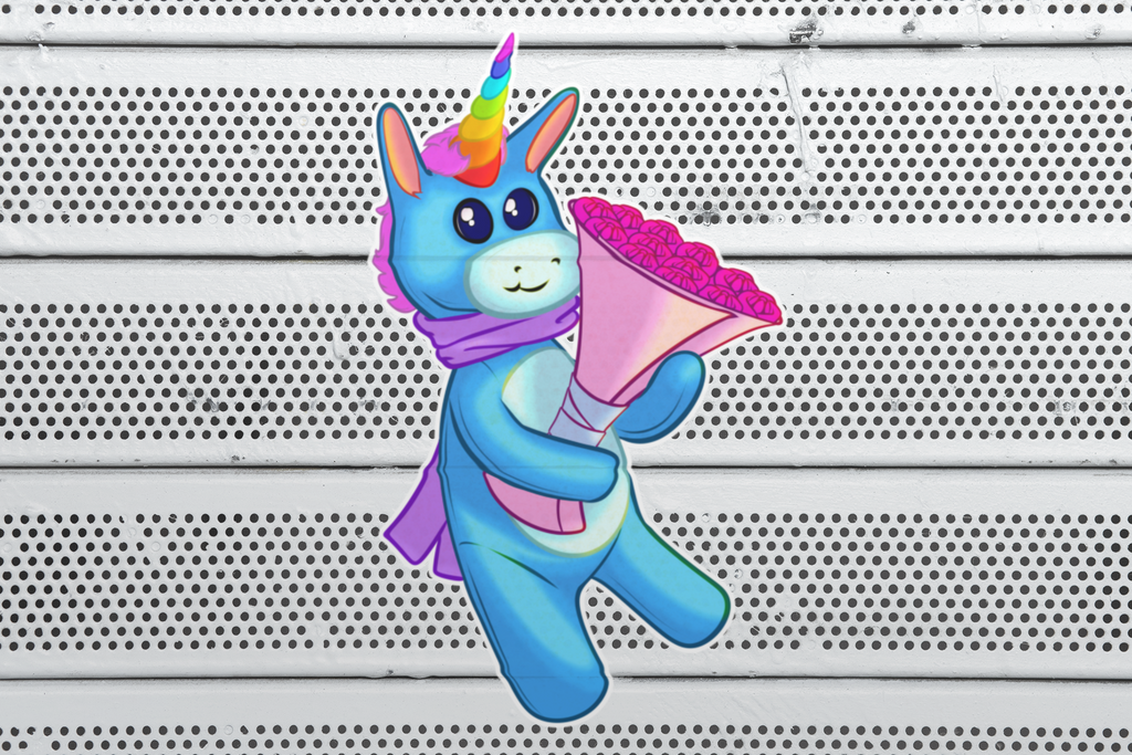 US-Version Einhorn-Aufkleber-Set – Regenbogen, Blumen & Magische Planer-Sticker