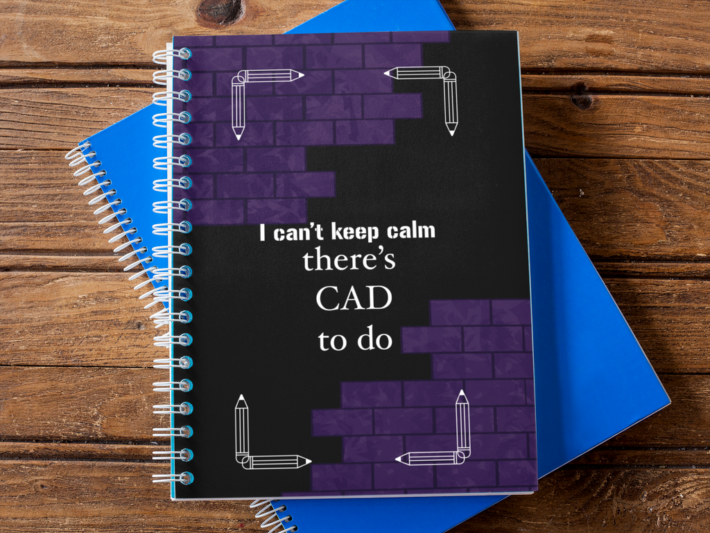 Spiraljournal für CAD-Kreative – Motivationsnotizbuch für Designer & Studierende