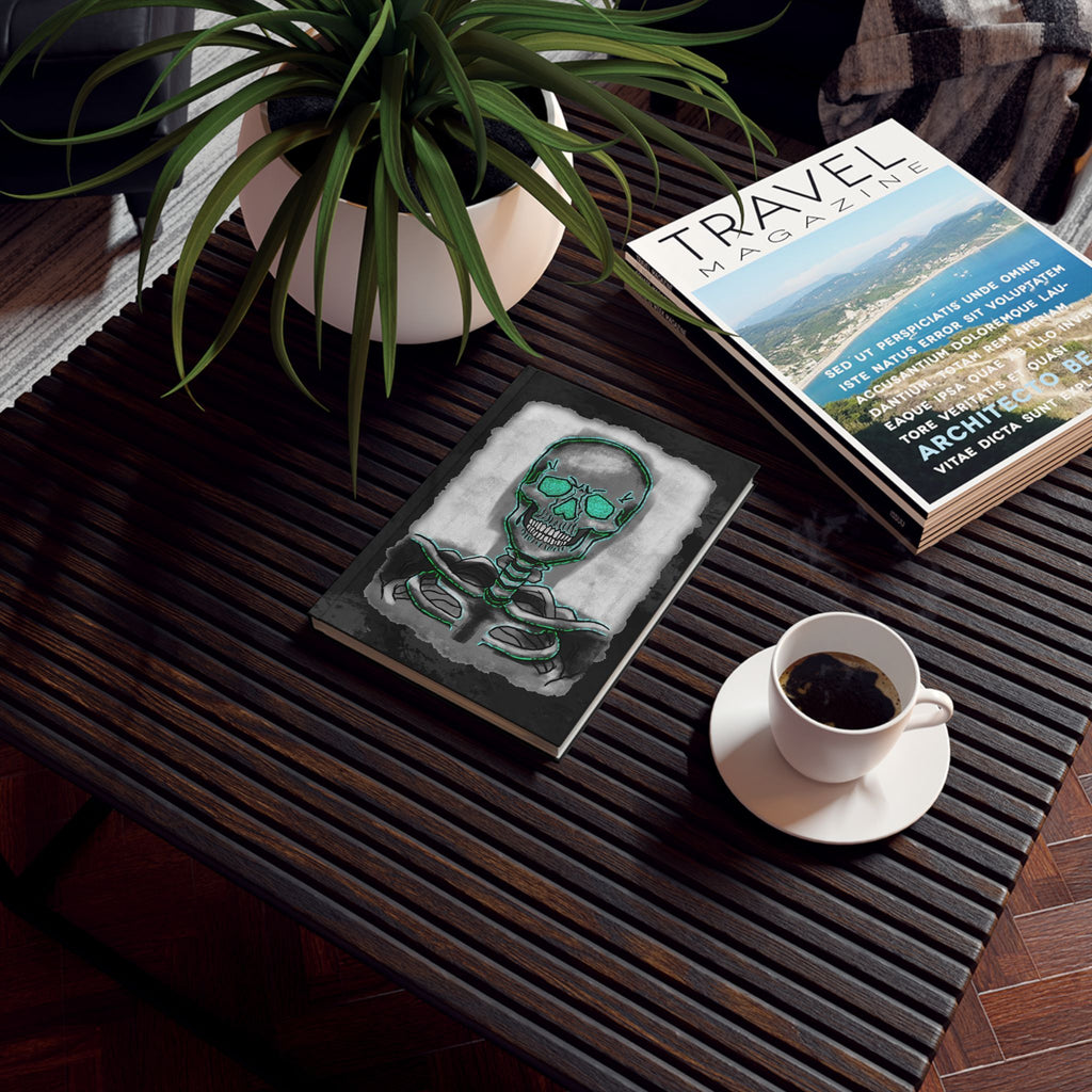 Gothisches Skelett Hardcover Journal – Ein stiller Begleiter für dunkle Gedanken