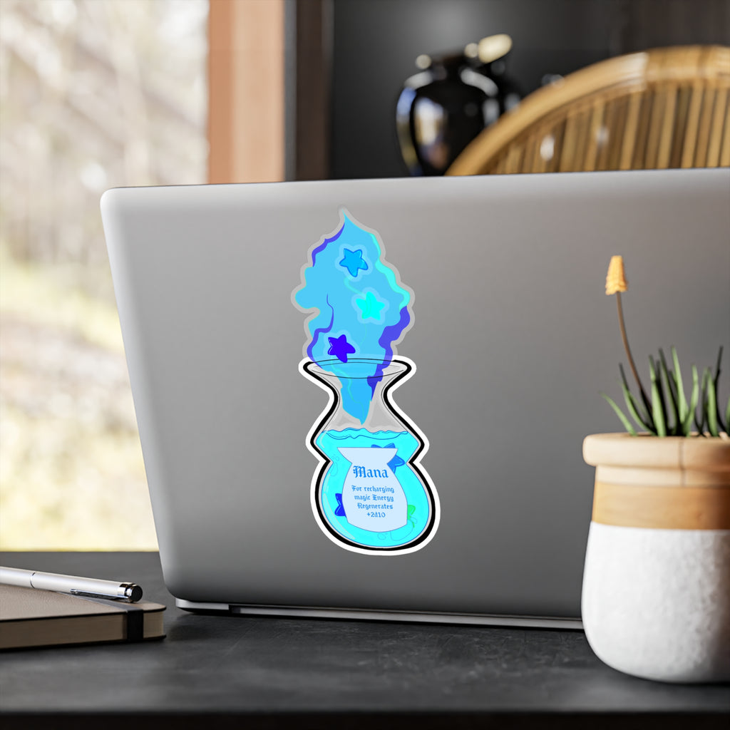Mana Potion Sticker | Fantasy‑RPG Vinyl‑Aufkleber (matt)