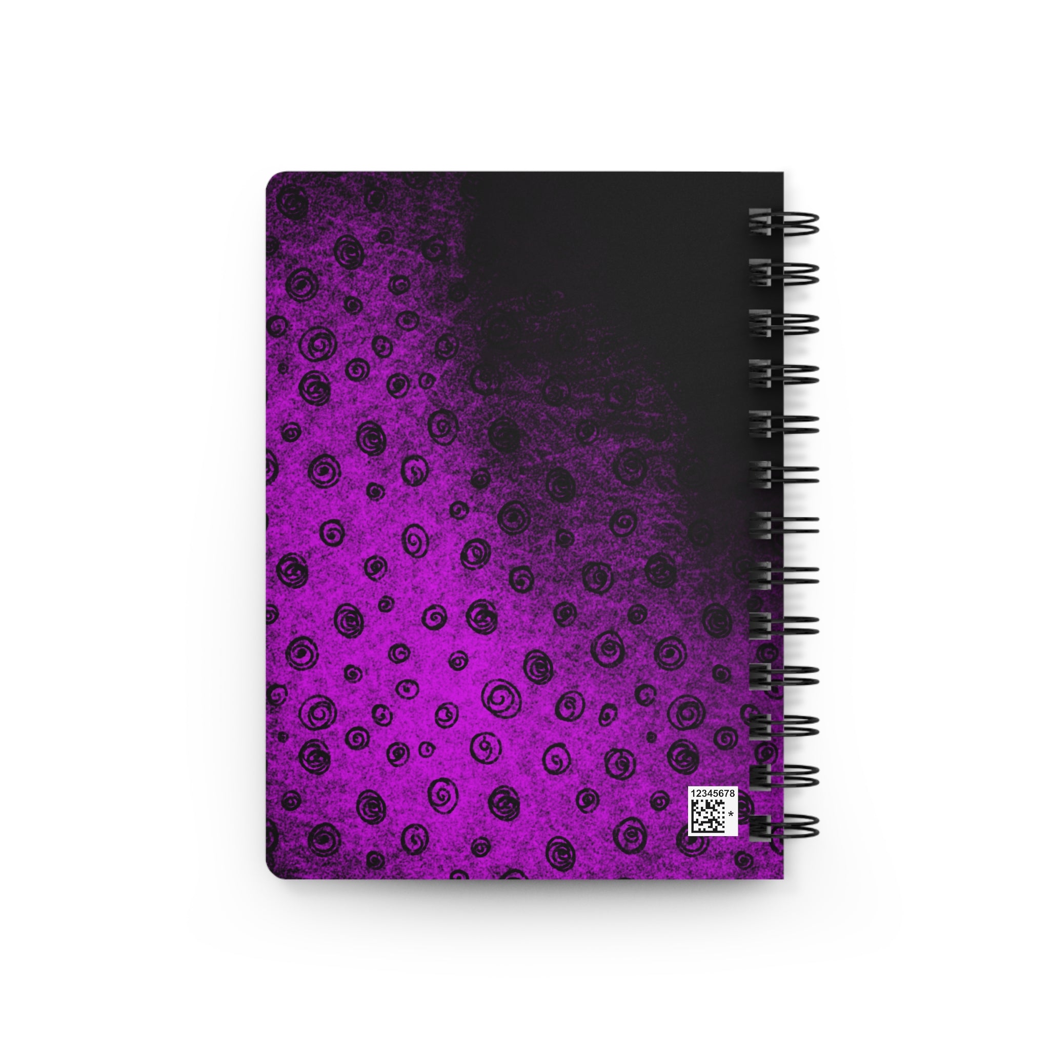 „Weird is Wonderful“ – Gothisches Notizbuch in Lila & Schwarz | Alternatives Journal für Schreiben, Skizzen & Alltag