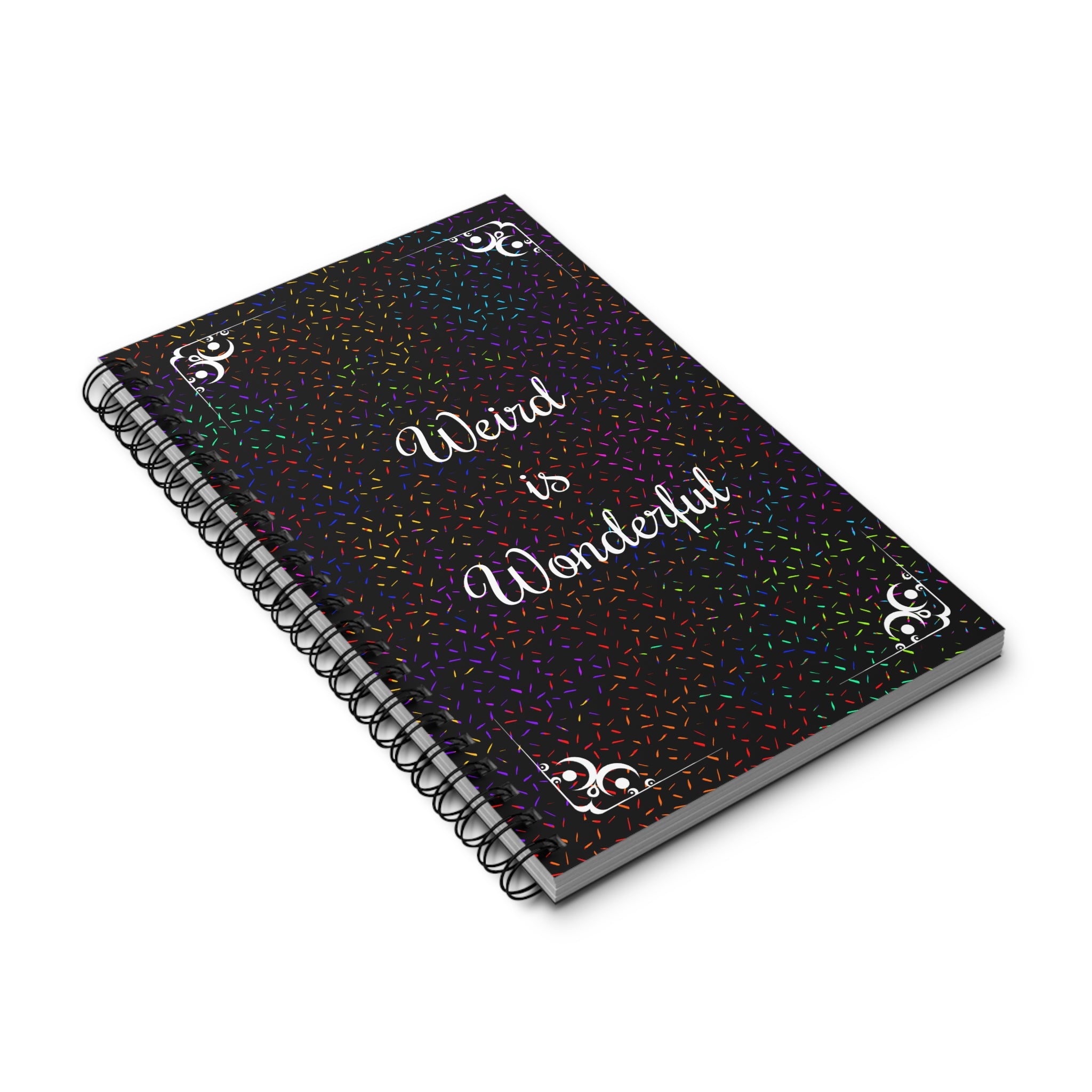 Weird is Wonderful Spiraljournal – Einzigartiges Geschenk für Kreative, Studierende & Außenseiter