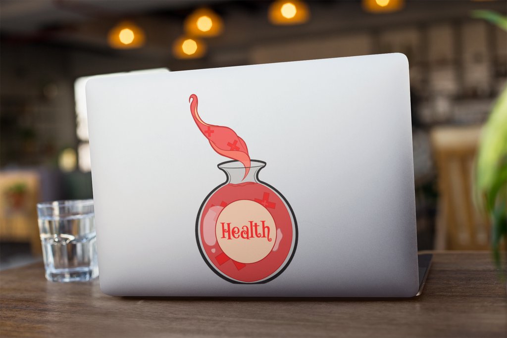 Health Potion Sticker | Fantasy‑RPG Vinyl‑Aufkleber (matt)