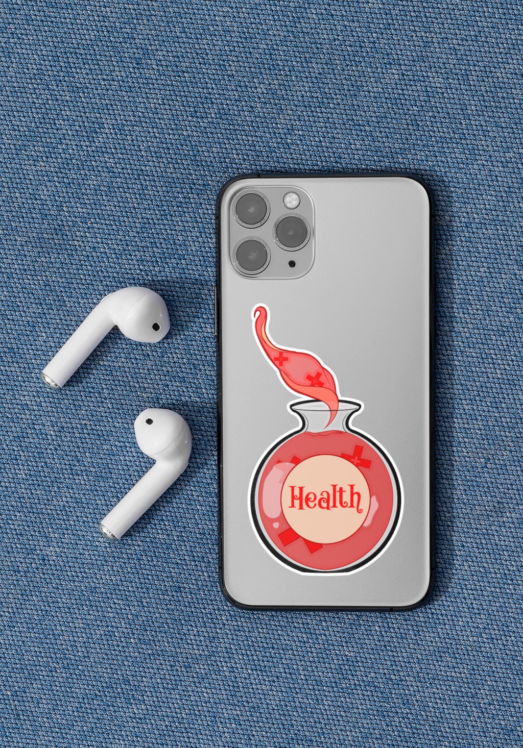 Health Potion Sticker | Fantasy‑RPG Vinyl‑Aufkleber (matt)